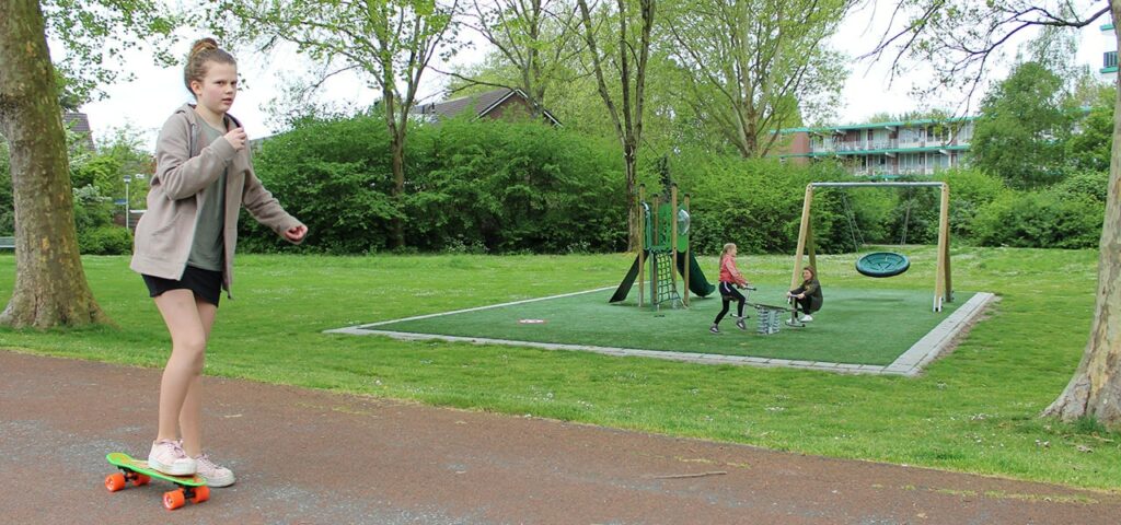 Speelplaats overzicht in Overwater