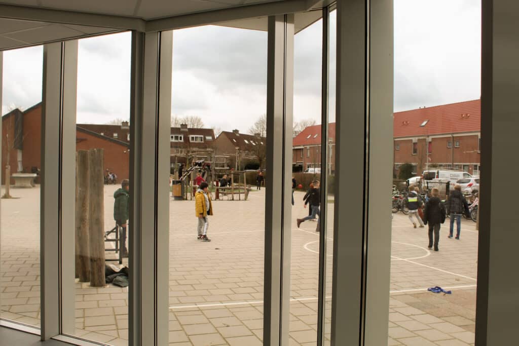 overzicht schoolplein