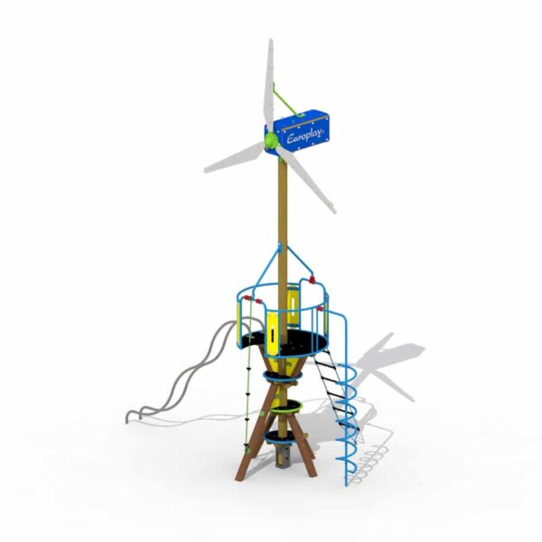 Klimtoestel Windmolen met Glijbuizen