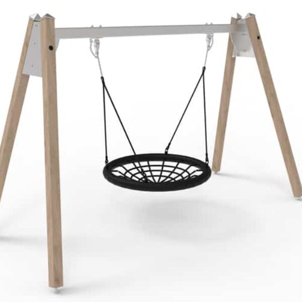 Nestschommel Robinia Stalen frame